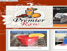 Tablet Screenshot of premierraw.com